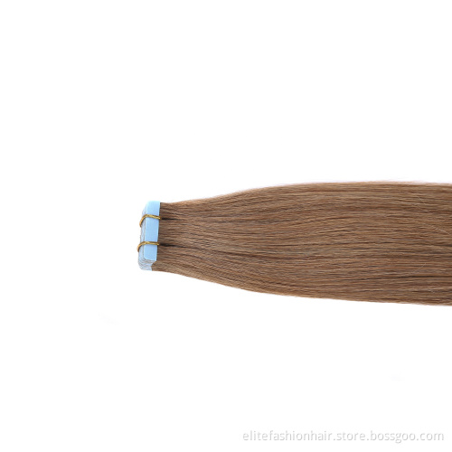 Double Drawn Tape In Extensions 100 Human Hair Silky Straight Wholesale Remy Tape Hair Extensions Seamless